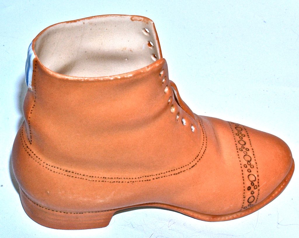 Royal Bayreuth - Men's Porcelain High-Top Boot/Shoe Royal Bayreuth - Men's Porcelain High-Top Boot/Shoe