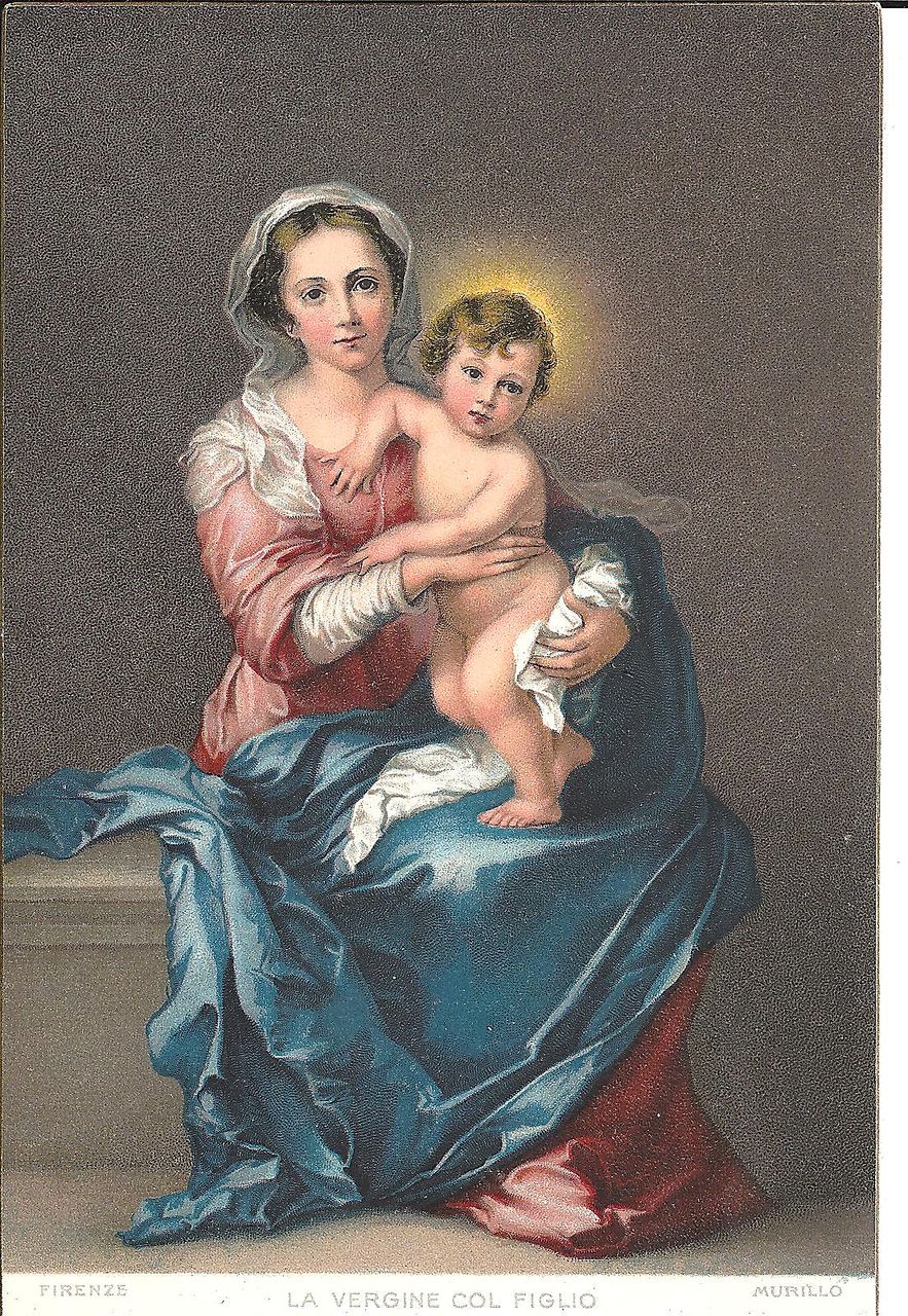 POST CARD, Madonna and Child, Baby Jesus, Mary POST CARD, Madonna and Child, Baby Jesus, Mary