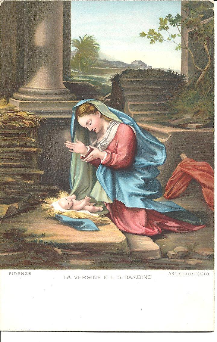POSTCARD, Madonna and Child, Baby Jesus and Mary POSTCARD, Madonna and Child, Baby Jesus and Mary