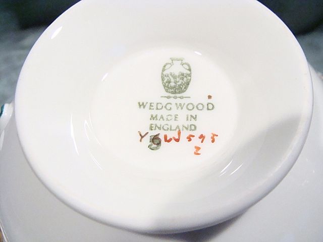 Wedgwood Cream Soup and Saucer~Columbia Ivory Circa 1925 Wedgwood Cream Soup and Saucer~Columbia Ivory Circa 1925