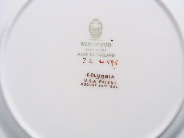 Wedgwood Cream Soup and Saucer~Columbia Ivory Circa 1925 Wedgwood Cream Soup and Saucer~Columbia Ivory Circa 1925