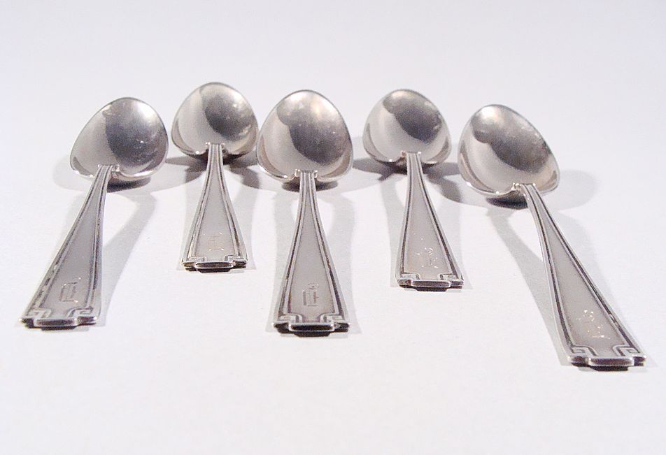 Gorham Sterling~5 Demi-Tasse Spoons~Simply Elegant Gorham Sterling~5 Demi-Tasse Spoons~Simply Elegant