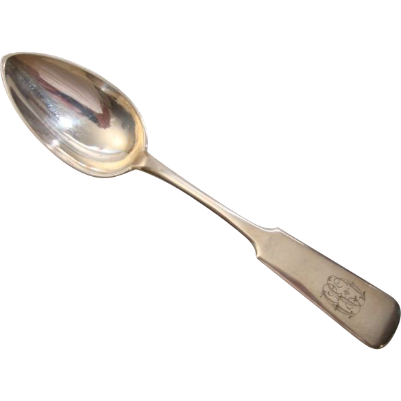Russian~Poland~ Dinner Place Spoon Tablespoon~Warsaw Circa 1885 Russian~Poland~ Dinner Place Spoon Tablespoon~Warsaw Circa 1885