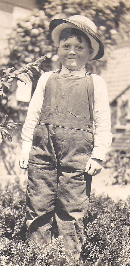 Photo Post Card~Freckled Face Little Boy Wearing TWO Hats Photo Post Card~Freckled Face Little Boy Wearing TWO Hats