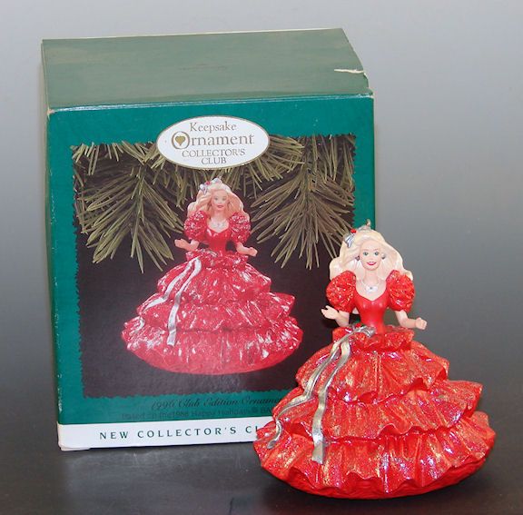 Hallmark Barbie Keepsake Ornament Collector's Club 1996 Hallmark Barbie Keepsake Ornament Collector's Club 1996
