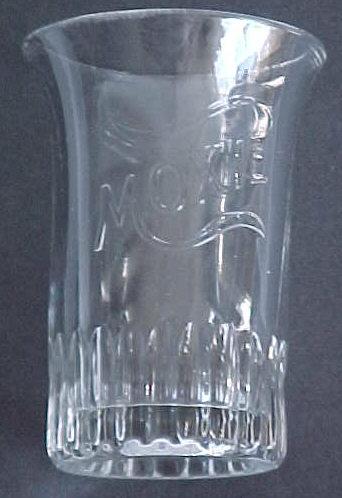 Moxie Soda Embossed Advertising Glass Moxie Soda Embossed Advertising Glass