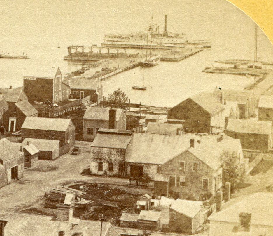 Nantucket, Massachusetts Panorama Stereoview by Kilburn Bros Nantucket, Massachusetts Panorama Stereoview by Kilburn Bros