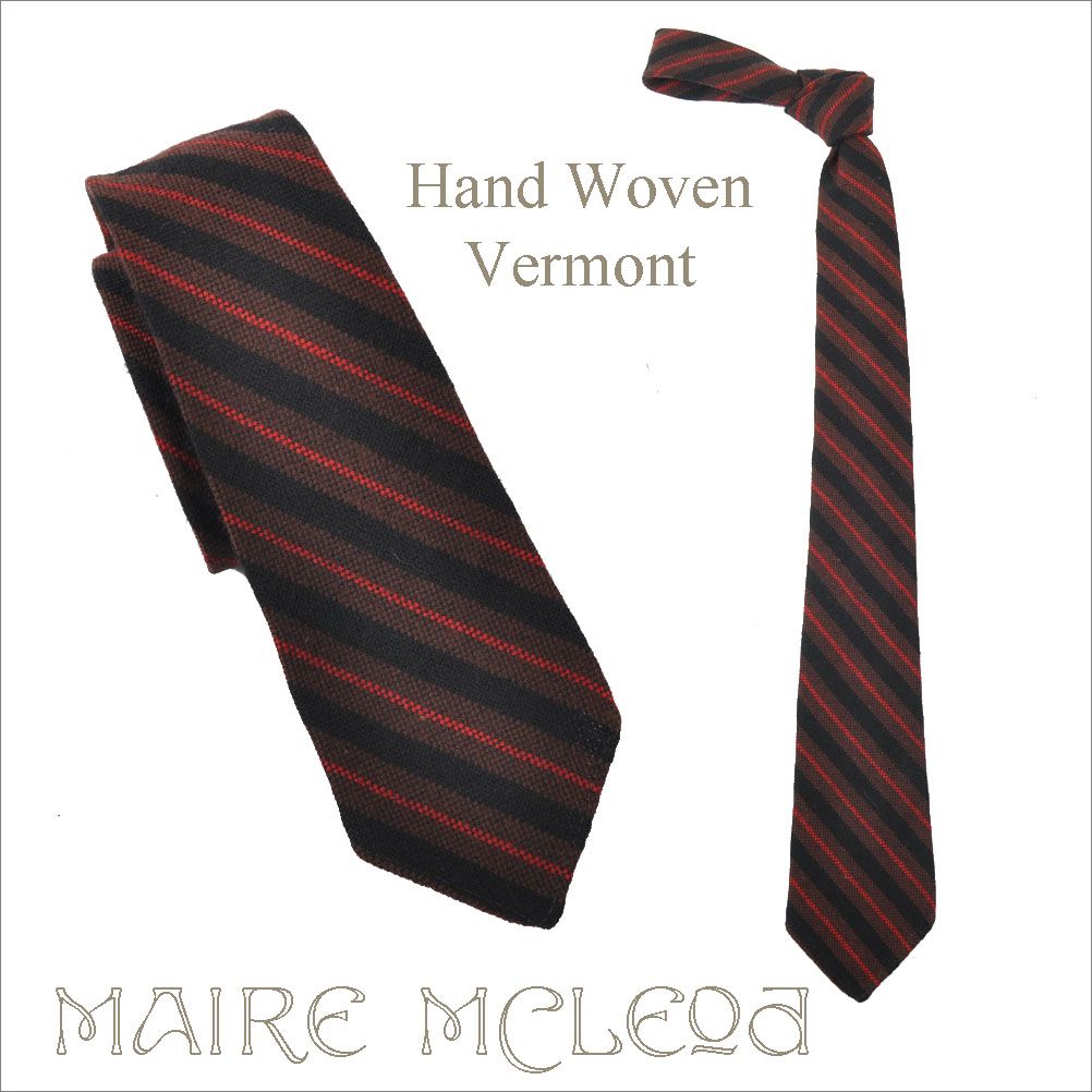 Stripes - Vermont Homespun Men's Tie 1950's - 2-3/4" Stripes - Vermont Homespun Men's Tie 1950's - 2-3/4"