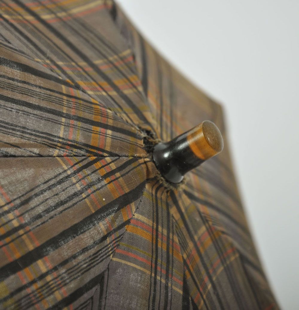 1920's Dainty Small Parasol - Child or Doll - Plaid 1920's Dainty Small Parasol - Child or Doll - Plaid