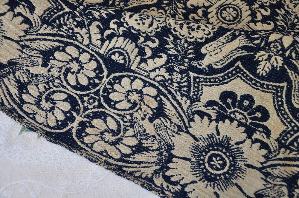 Signed 1843 Archibald Davidson Coverlet - Birds of Paradise Signed 1843 Archibald Davidson Coverlet - Birds of Paradise