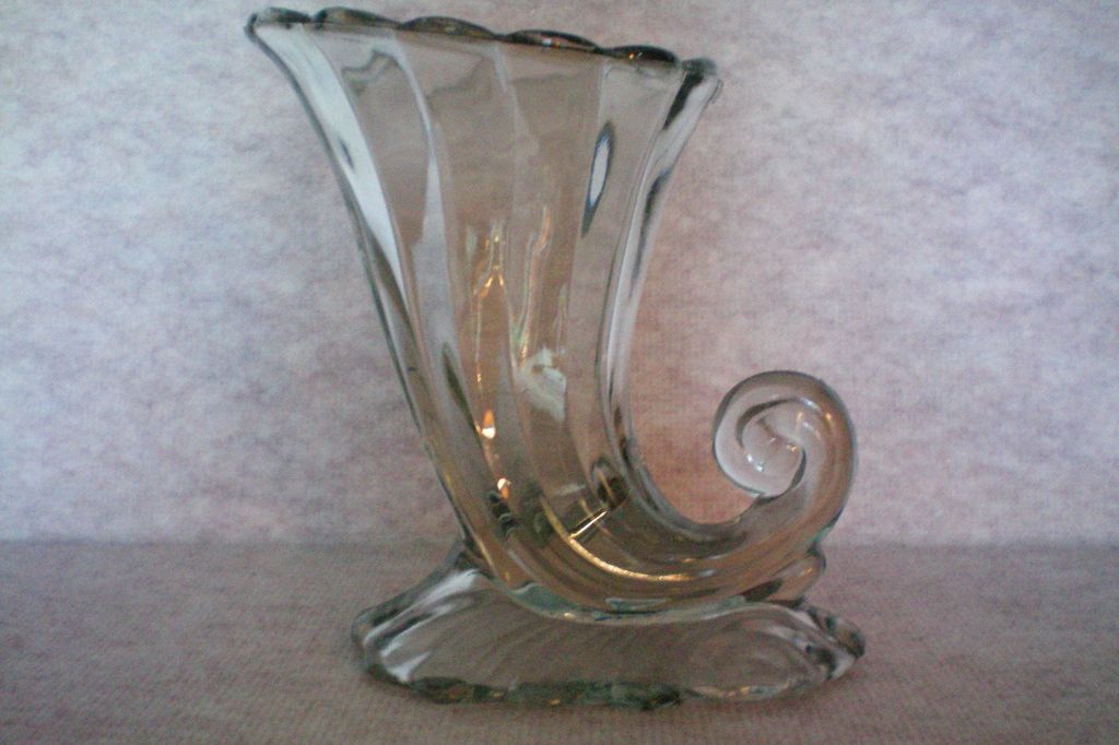 Cornucopia Glass Vase Cornucopia Glass Vase