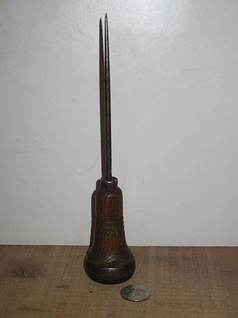 White City N & Co No 81 Wooden Handled Ice Pick White City N & Co No 81 Wooden Handled Ice Pick