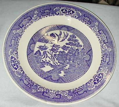 10" Royal Blue Willow Dinner Plate 10" Royal Blue Willow Dinner Plate