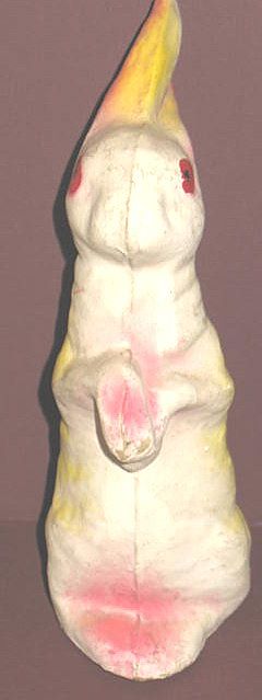 Paper Mache Begging/Sitting Bunny Paper Mache Begging/Sitting Bunny