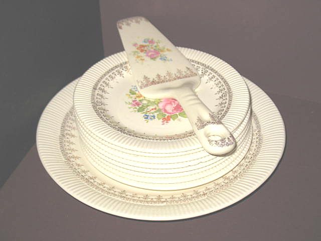 8pc Cake set w/Spatula +2 More Plates Free 8pc Cake set w/Spatula +2 More Plates Free