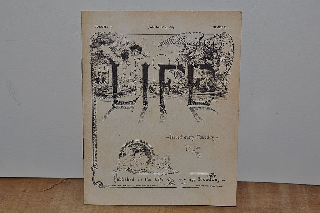 January 4,1883 Vol. 1 #1 Life Booklet 1st Issue January 4,1883 Vol. 1 #1 Life Booklet 1st Issue
