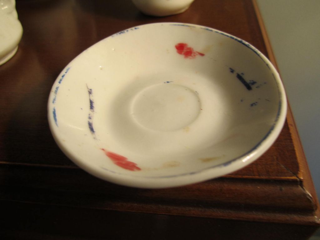 Doll Dishes, Tea Set, Porcelain, Old, Vintage Doll Dishes, Tea Set, Porcelain, Old, Vintage