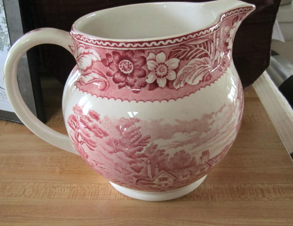 PITCHER, Pink Transfer, Marked, Mint Condition PITCHER, Pink Transfer, Marked, Mint Condition