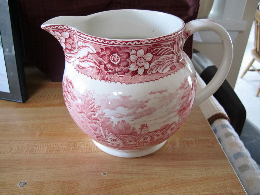 PITCHER, Pink Transfer, Marked, Mint Condition PITCHER, Pink Transfer, Marked, Mint Condition