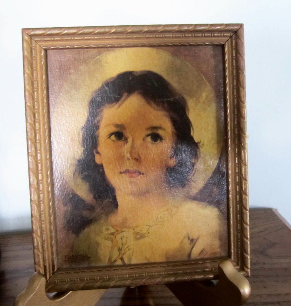 PRINT, Jesus, Religious Picture, Attendance Award, Jesus as a boy PRINT, Jesus, Religious Picture, Attendance Award, Jesus as a boy