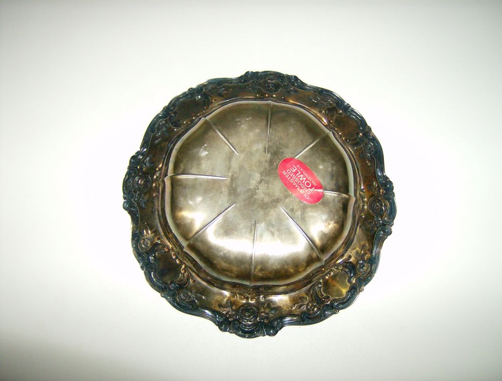 Towle Silverplate Bon Bon Bowl ~ Old Master Embossed Towle Silverplate Bon Bon Bowl ~ Old Master Embossed