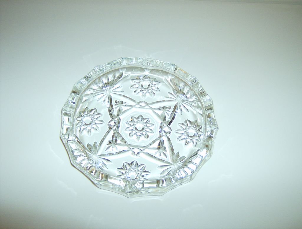 EAPG Stars and Fan Ashtray EAPG Stars and Fan Ashtray