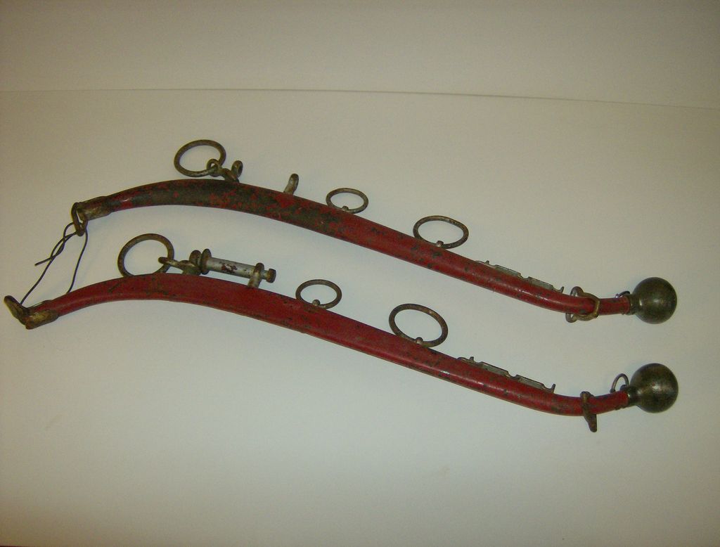 Horse Harness Hames with Rings & Brass Balls from marysmenagerie on