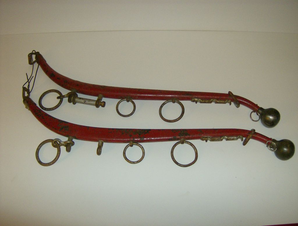Horse Harness Hames with Rings & Brass Balls from marysmenagerie on