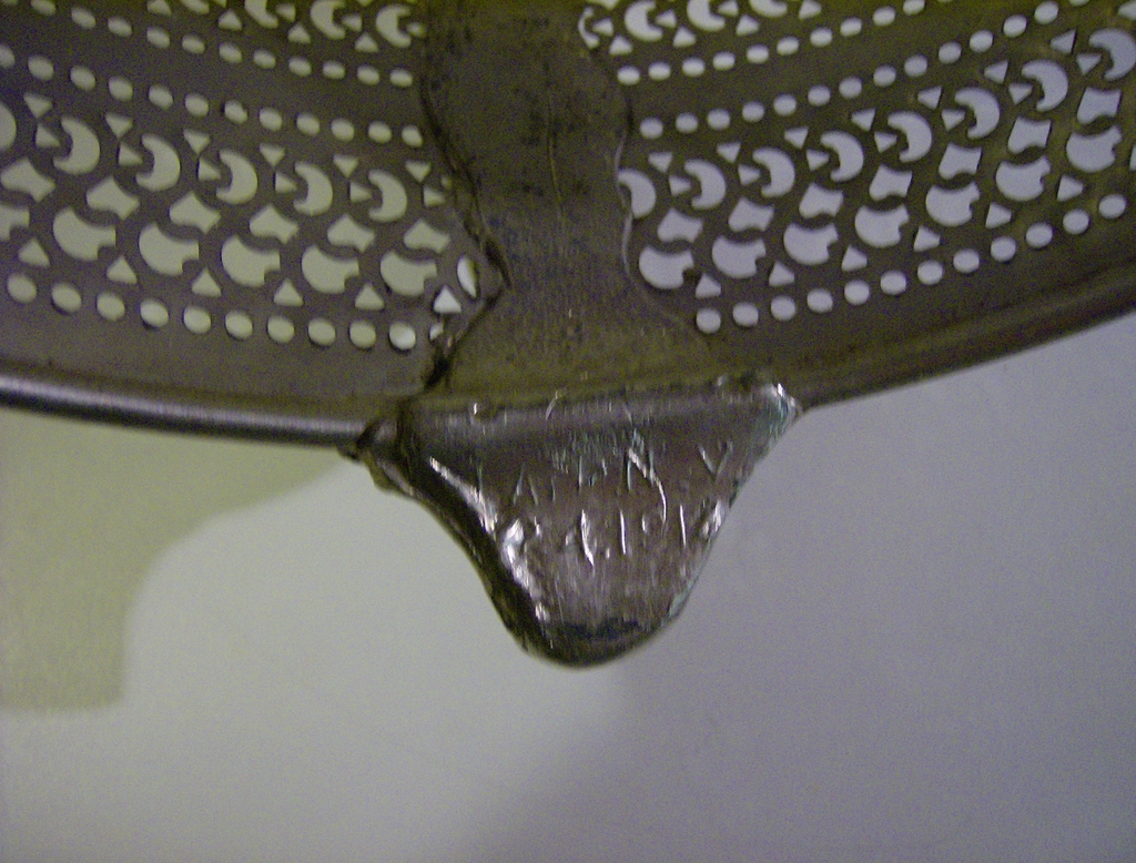 Chrome Reticulated Casserole Holder - J. Mara Specialty Co. Chrome Reticulated Casserole Holder - J. Mara Specialty Co.