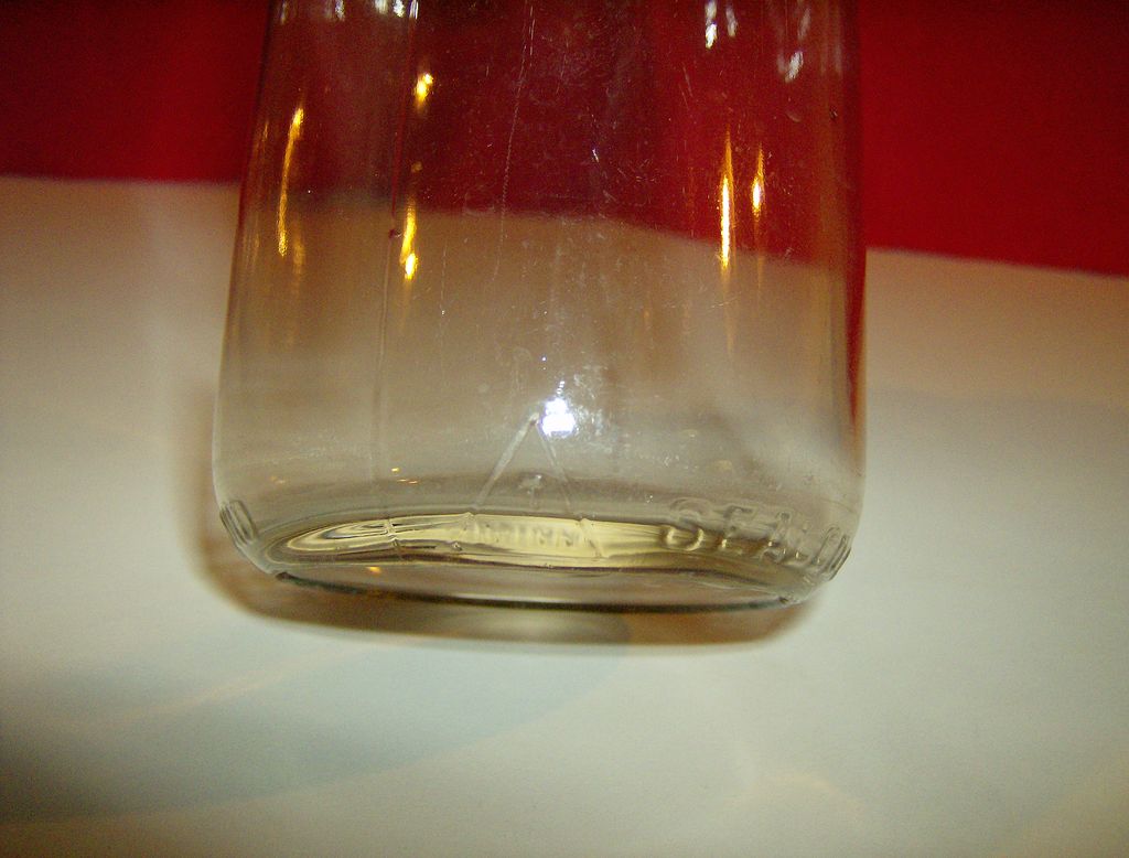 Glass Milk Bottle ~ 1 Pint ~ Lamb Glass Company Glass Milk Bottle ~ 1 Pint ~ Lamb Glass Company