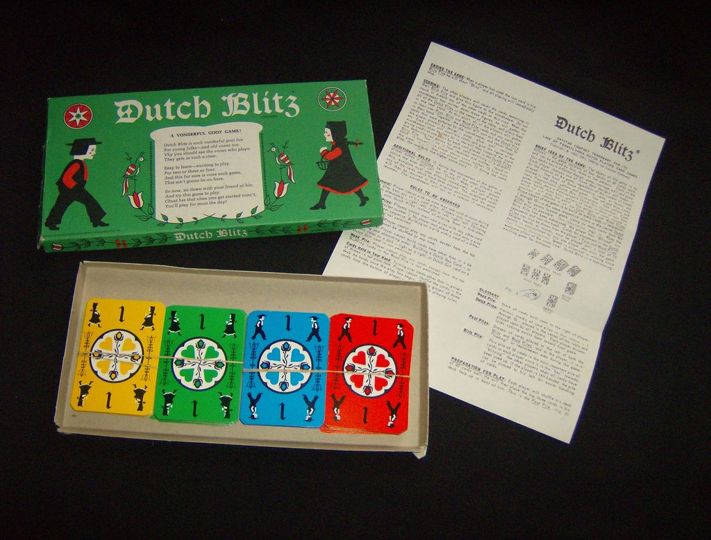 "Dutch Blitz" A Pennsylvania Dutch Card Game from marysmenagerie on Ruby Lane