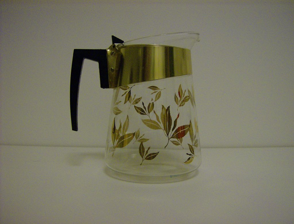 Douglas Glass Coffee Carafe ~ 1950's Douglas Glass Coffee Carafe ~ 1950's