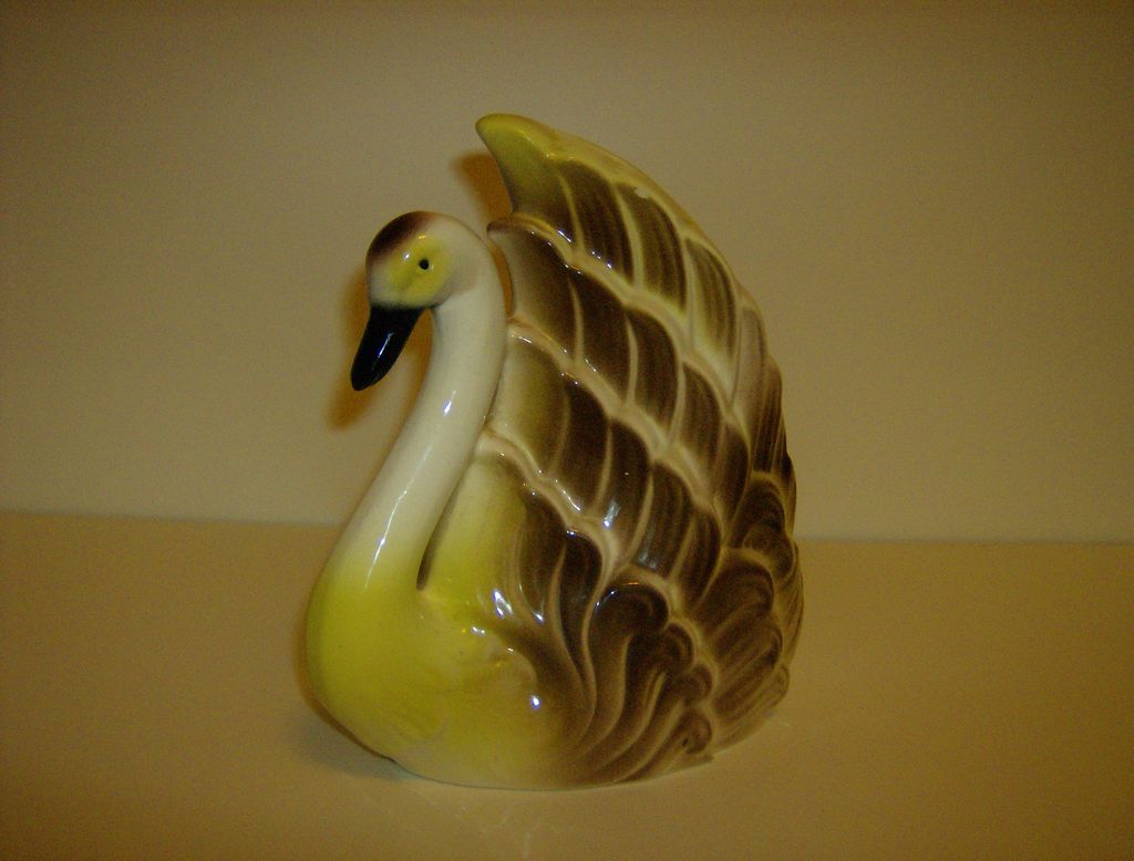 California Potteries ~ Lane and Co. ~ Swan Planter California Potteries ~ Lane and Co. ~ Swan Planter