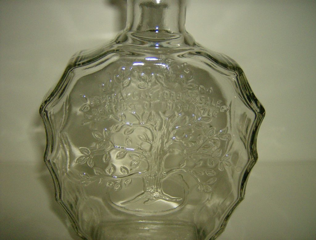 Anchor Hocking Tree of Life Whiskey Decanter Bottle Anchor Hocking Tree of Life Whiskey Decanter Bottle