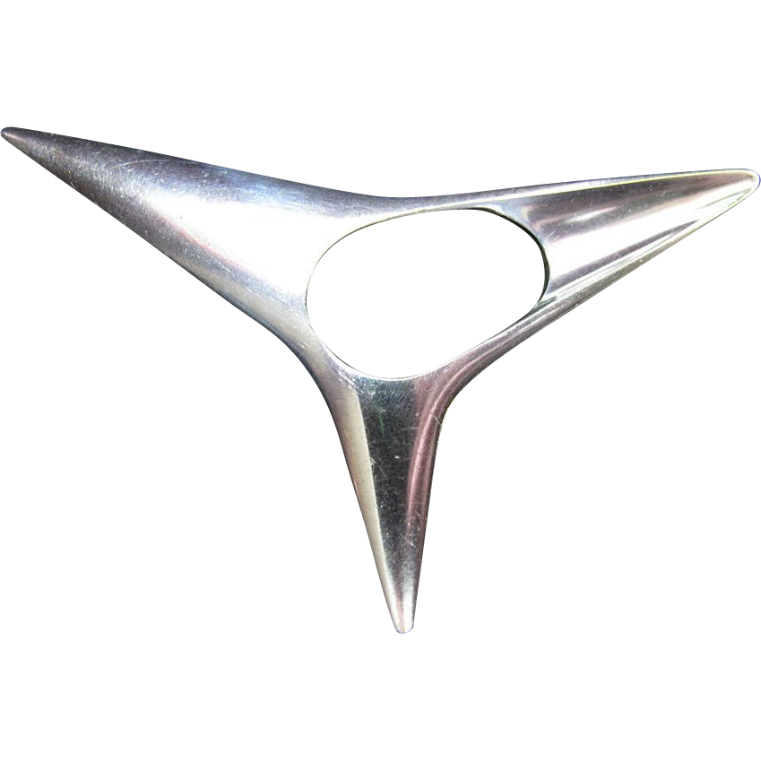 Vintage Georg Jensen Henning Koppel Design Modernist Brooch / Pin Vintage Georg Jensen Henning Koppel Design Modernist Brooch / Pin