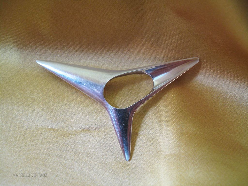 Vintage Georg Jensen Henning Koppel Design Modernist Brooch / Pin Vintage Georg Jensen Henning Koppel Design Modernist Brooch / Pin