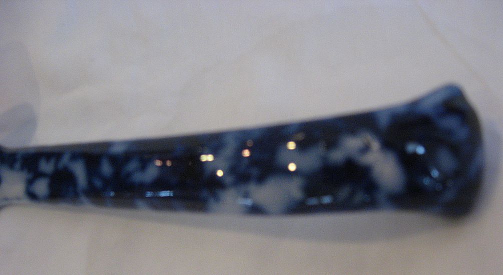 SALE: Flow Blue RARE 12" Soup Ladle, Covered In Flowers SALE: Flow Blue RARE 12" Soup Ladle, Covered In Flowers