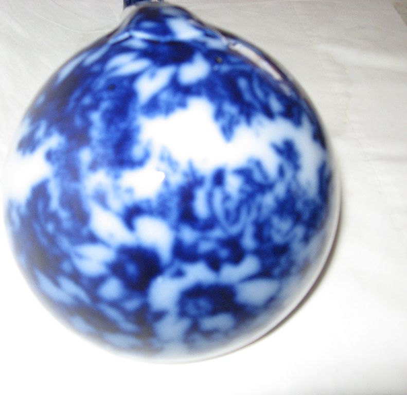SALE: Flow Blue RARE 12" Soup Ladle, Covered In Flowers SALE: Flow Blue RARE 12" Soup Ladle, Covered In Flowers