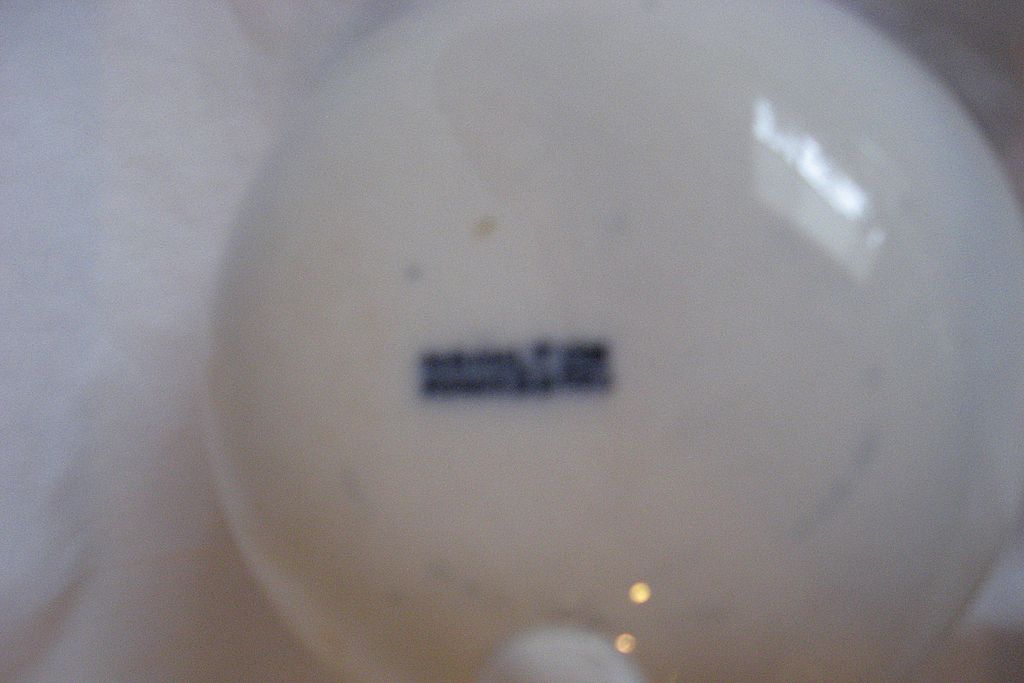 Flow Blue Soup Ladle "Hamilton" By Burgess & Leigh Flow Blue Soup Ladle "Hamilton" By Burgess & Leigh