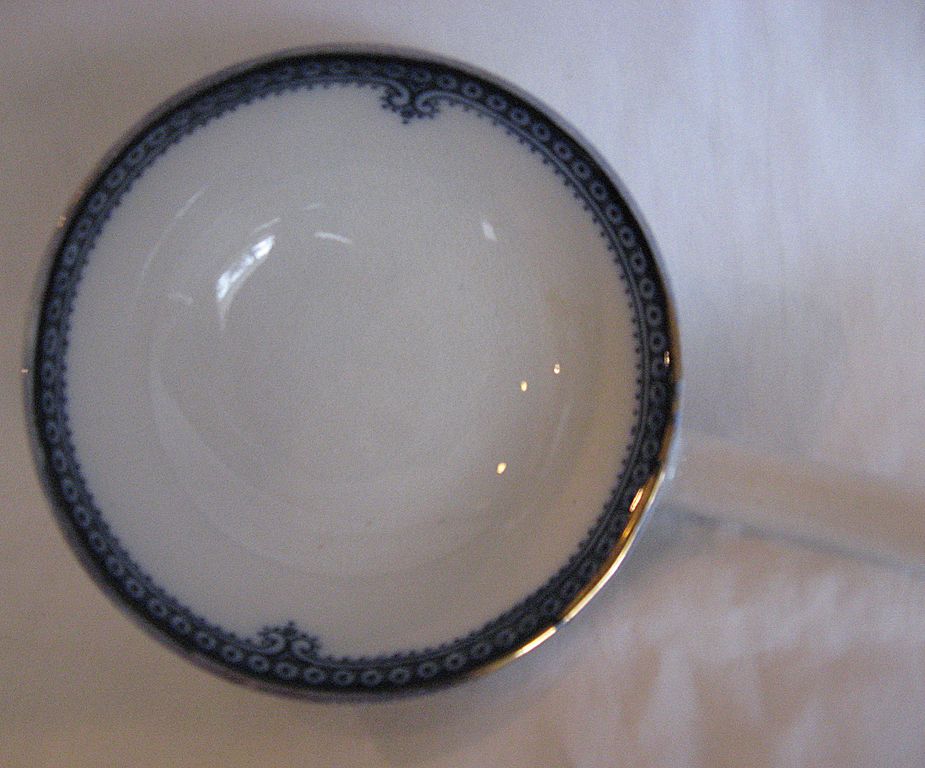 Flow Blue Soup Ladle "Hamilton" By Burgess & Leigh Flow Blue Soup Ladle "Hamilton" By Burgess & Leigh