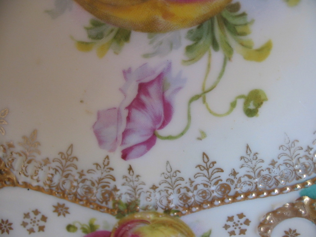 R S Prussia Related Stunning Charger, Lots of Gold, Florals & Fruit, R S Prussia Related Stunning Charger, Lots of Gold, Florals & Fruit,