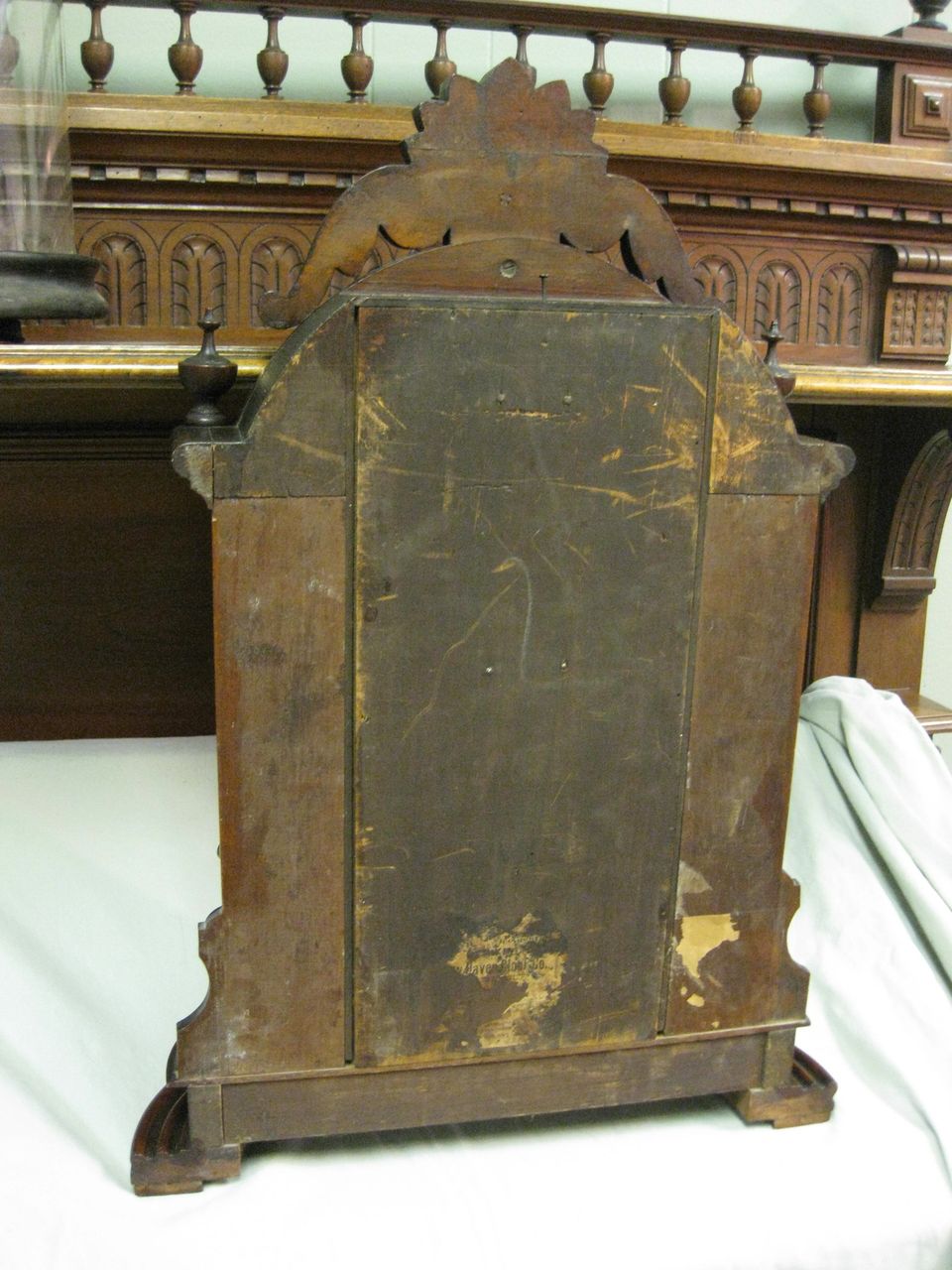 New Haven Mirror Side Shelf Clock, "Occidental", circa 1900 New Haven Mirror Side Shelf Clock, "Occidental", circa 1900