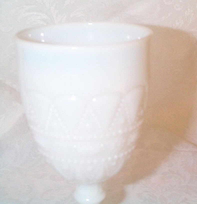Lacy & Dewdrop Goblets by Westmoreland early 1940's- Not Kemple Lacy & Dewdrop Goblets by Westmoreland early 1940's- Not Kemple