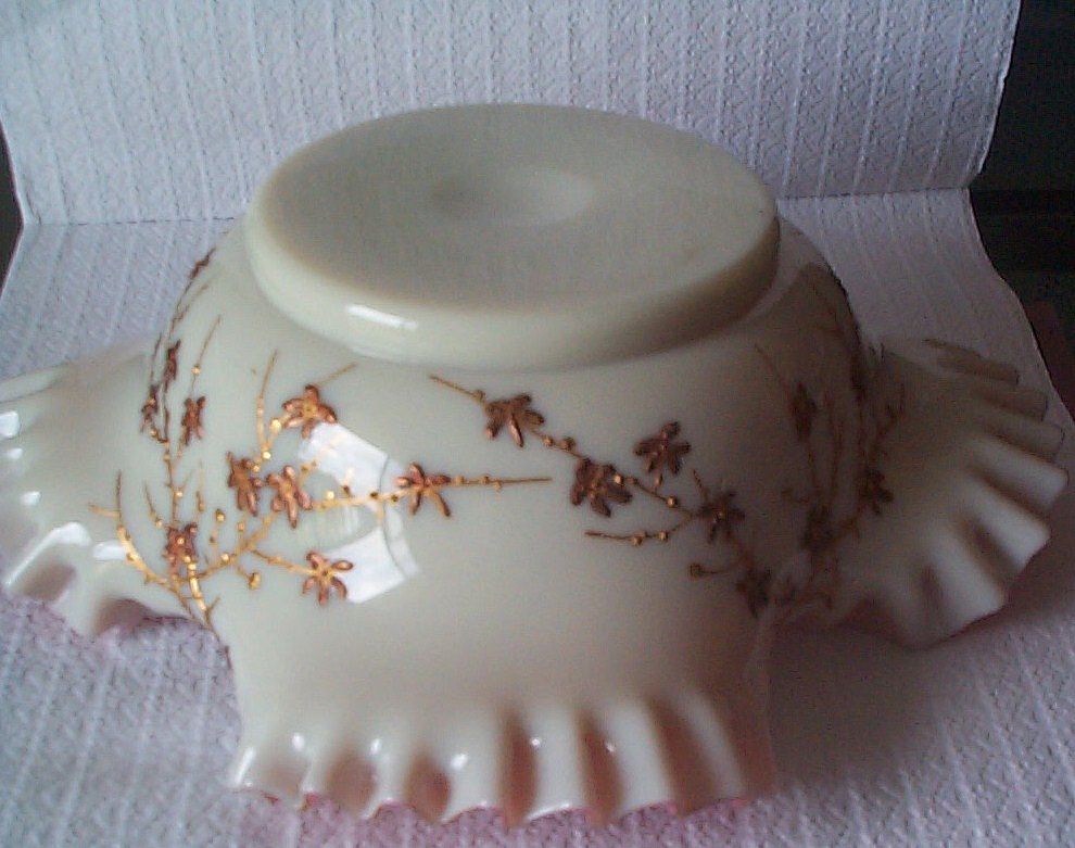 Webb's Jules Barbe Decorated Brides Bowl - Just Out of this World Webb's Jules Barbe Decorated Brides Bowl - Just Out of this World