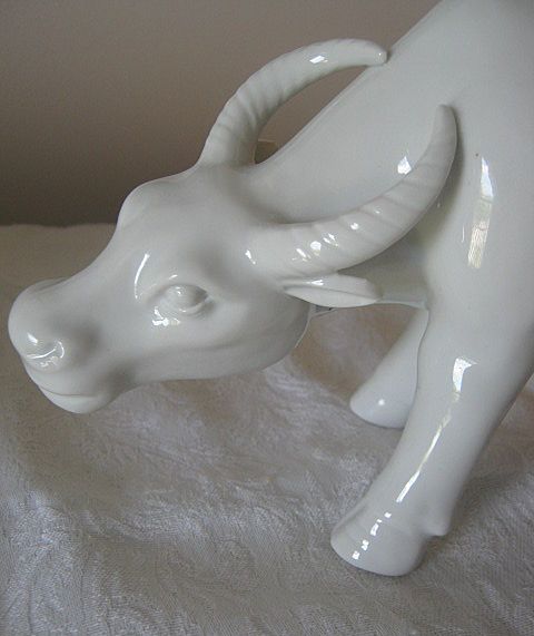 Blanc de Chine Water Buffalo with Child Playing a Flute Blanc de Chine Water Buffalo with Child Playing a Flute