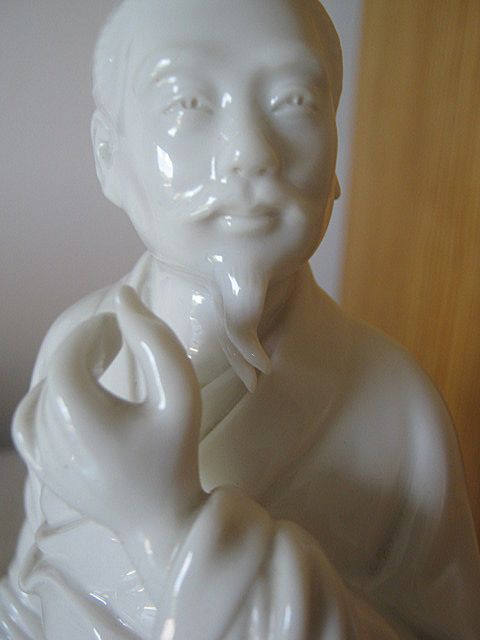 Blanc de Chine Figurine of Scholar or the God of Literature Wenchang Blanc de Chine Figurine of Scholar or the God of Literature Wenchang