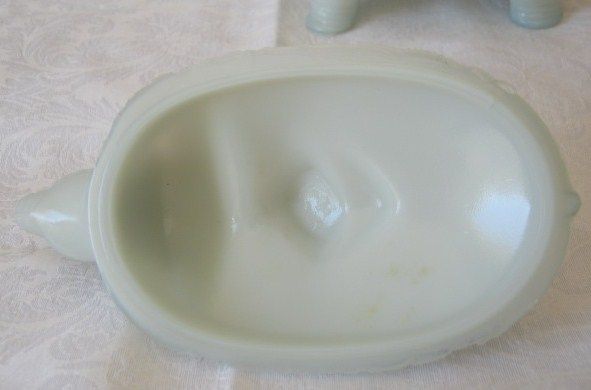 Antique Opaline Vallerysthal Elephant Rider - Late 1880's or before Antique Opaline Vallerysthal Elephant Rider - Late 1880's or before