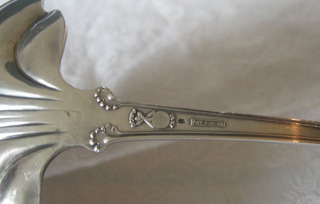 Antique 1906 Moselle Silverplate Soup Ladle - Rare Antique 1906 Moselle Silverplate Soup Ladle - Rare