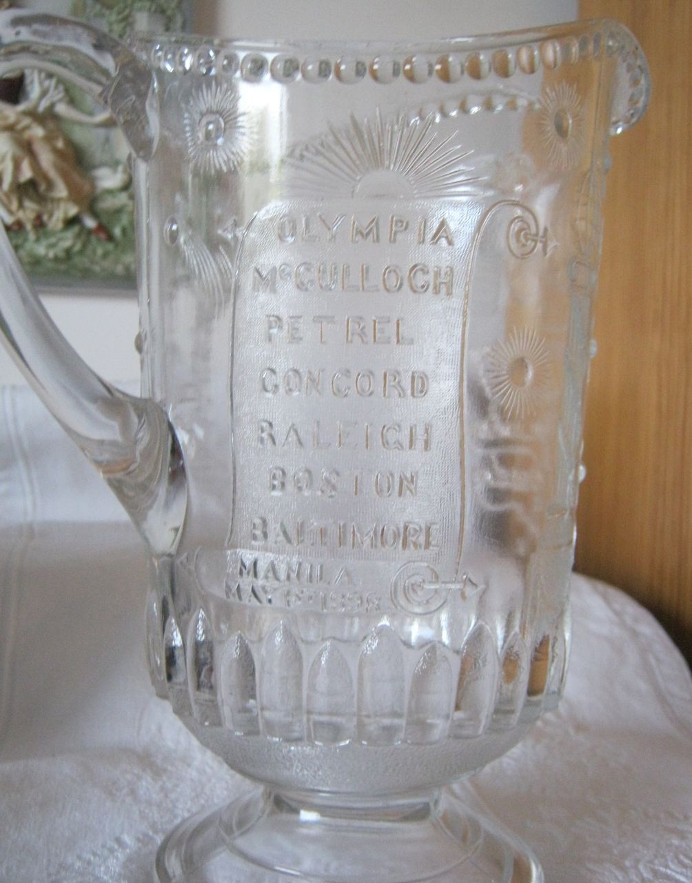 Dewey - Gridley Pitcher - "Gridley you may fire when ready" Scarce Version Dewey - Gridley Pitcher - "Gridley you may fire when ready" Scarce Version