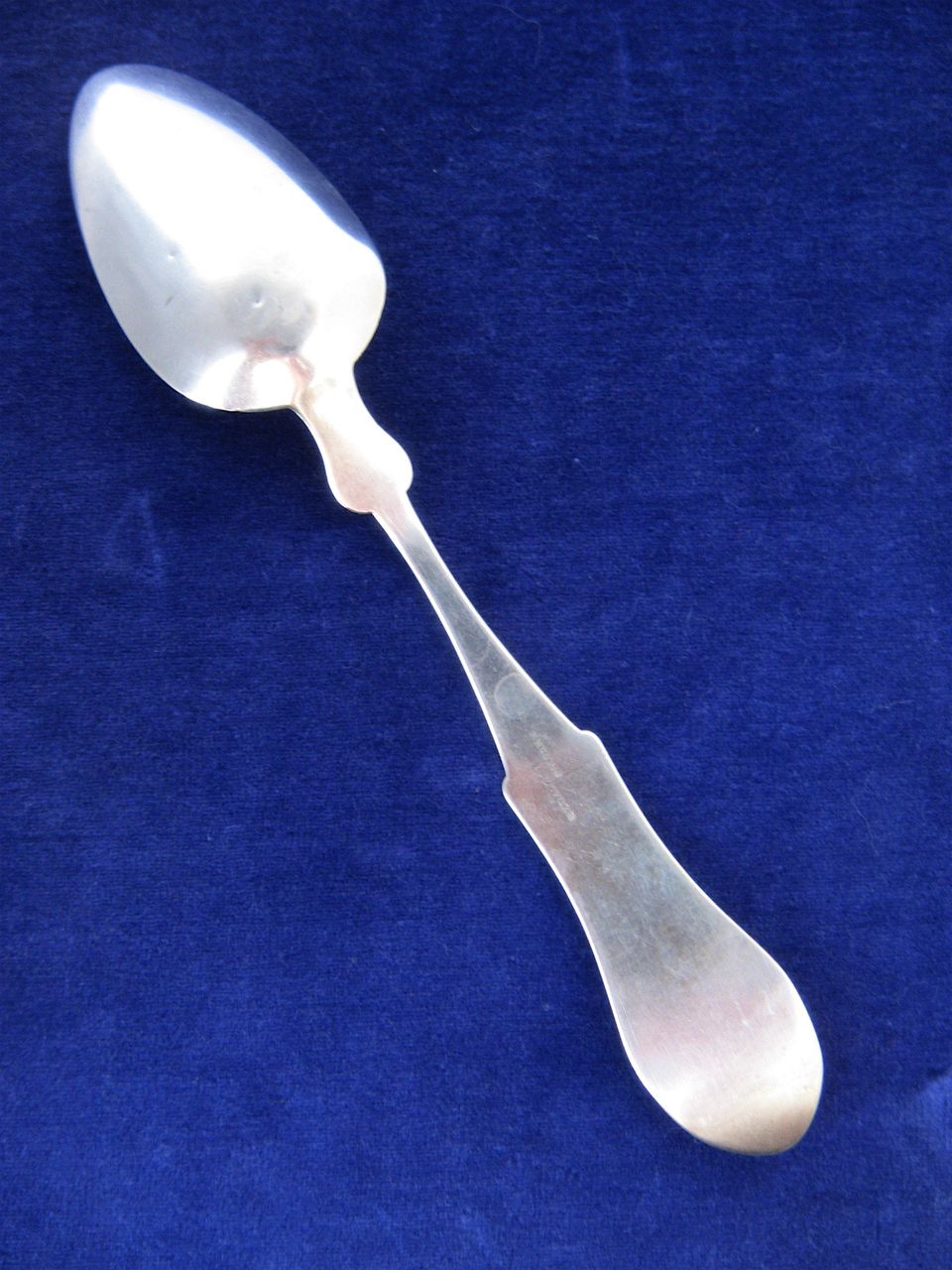 Ca 1850 Henry Hudson Louisville KY Coin Silver Serving Spoon Ca 1850 Henry Hudson Louisville KY Coin Silver Serving Spoon